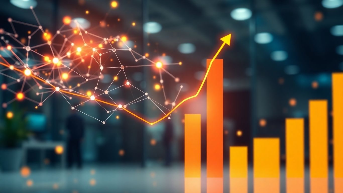 AI sales forecasting growth business concept