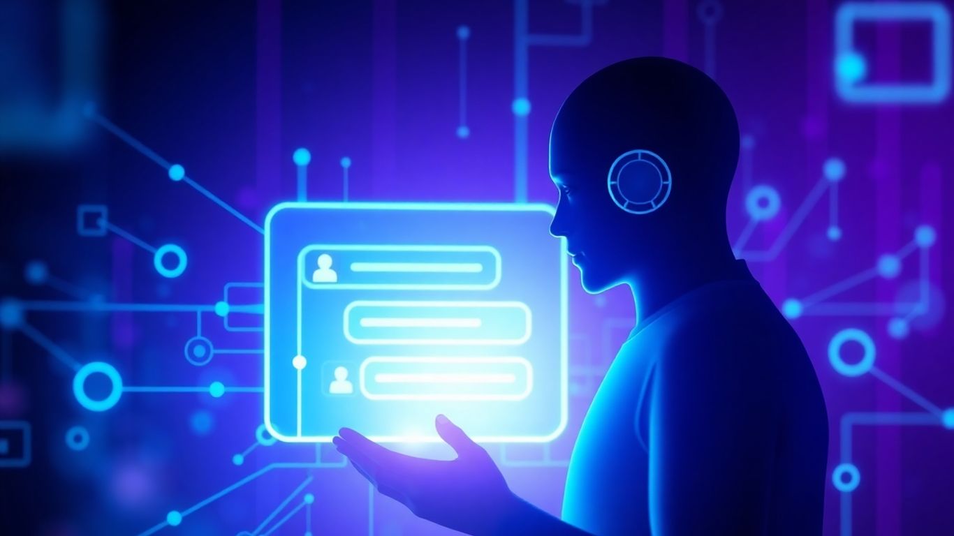 AI chatbot interface with human interaction