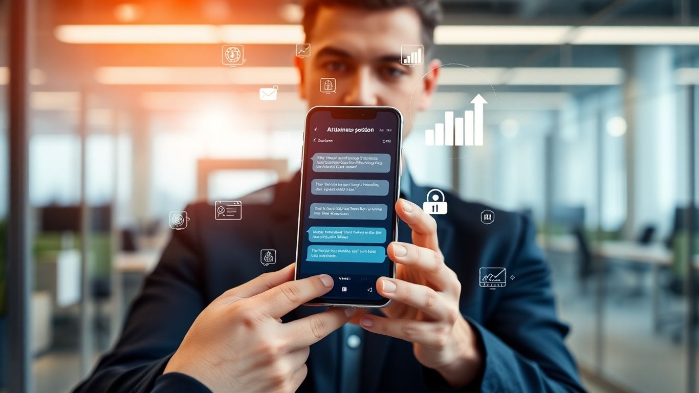 WhatsApp chatbot assisting business growth and lead generation.