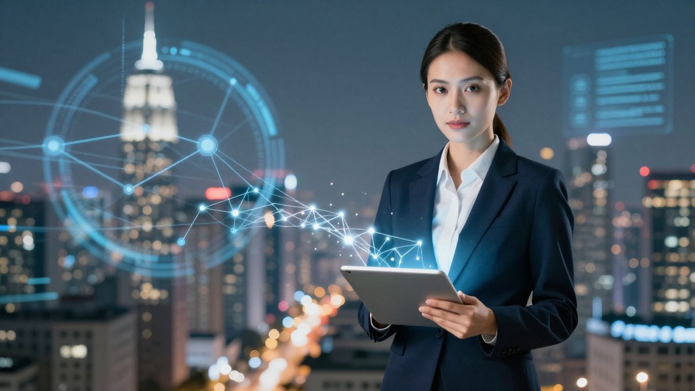 Realtor using AI tools for lead qualification and nurturing.