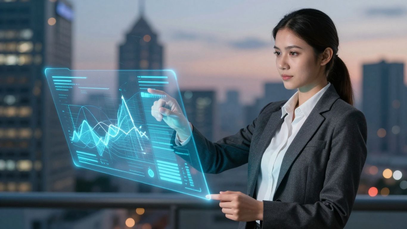 Agent using AI for real estate success.