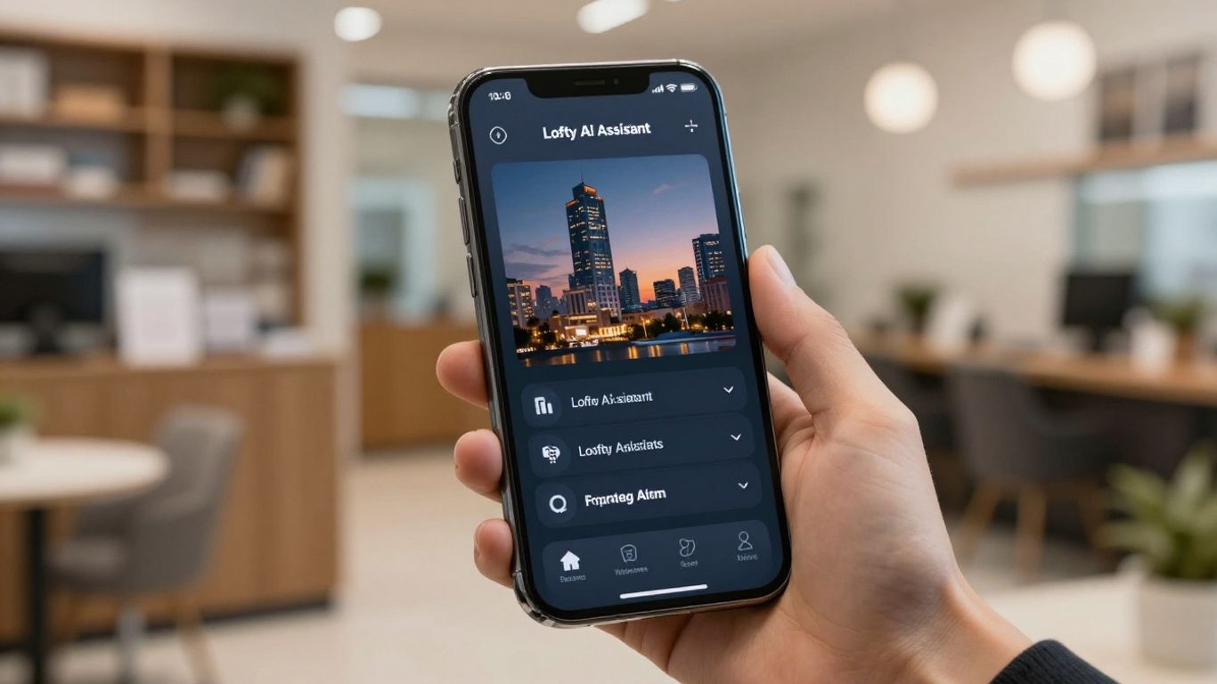 Lofty AI Assistant app on a smartphone