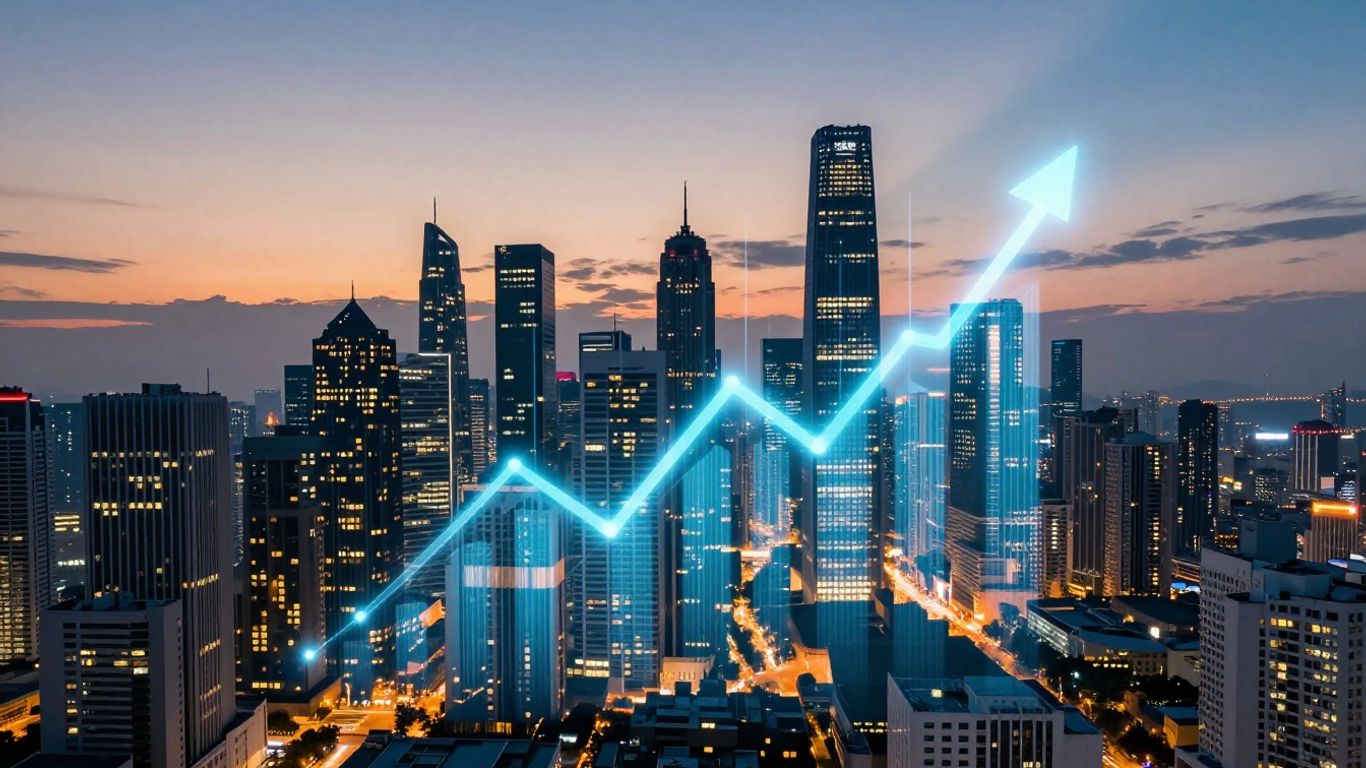 AI and commercial real estate cityscape