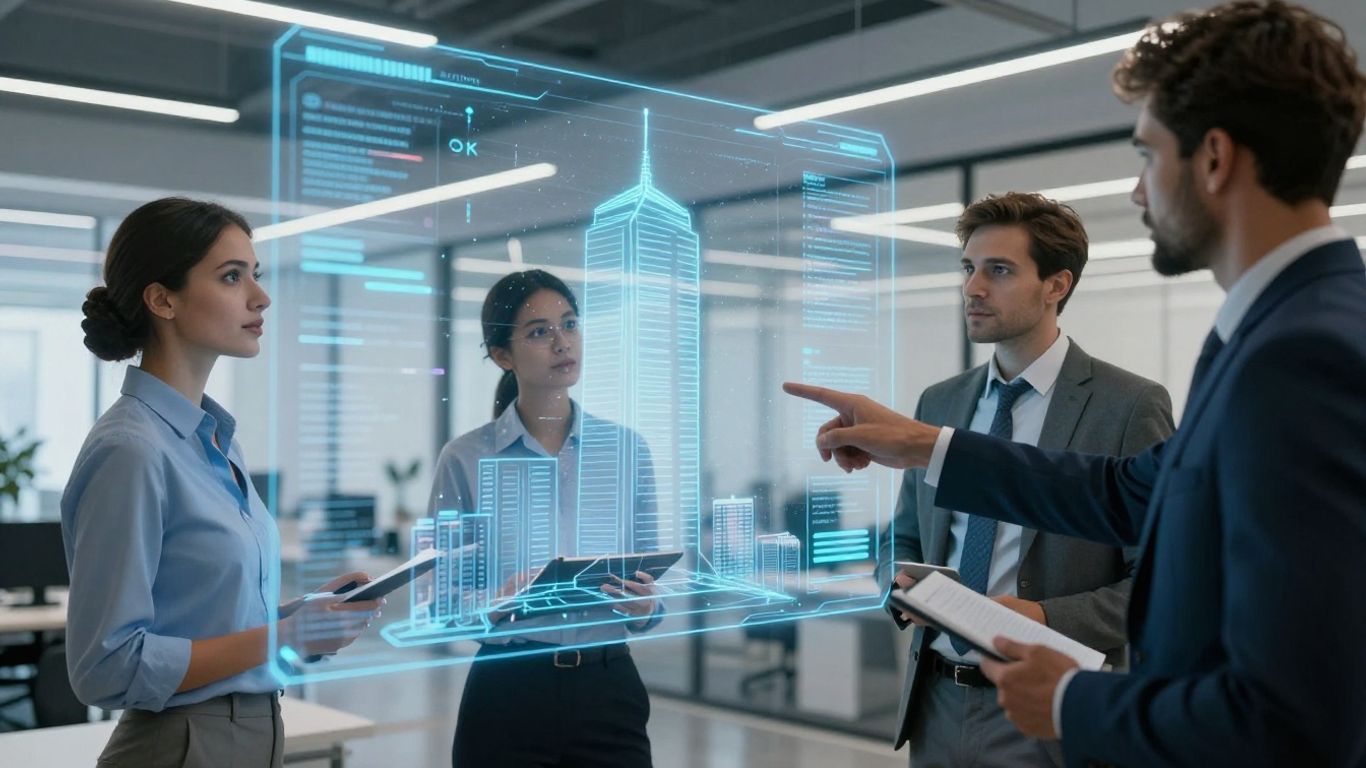AI technology in commercial real estate office