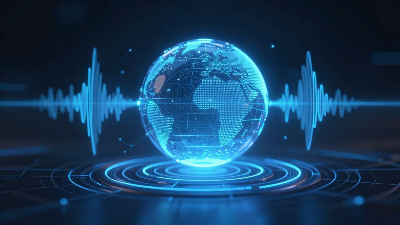 PlayAI logo with abstract sound waves