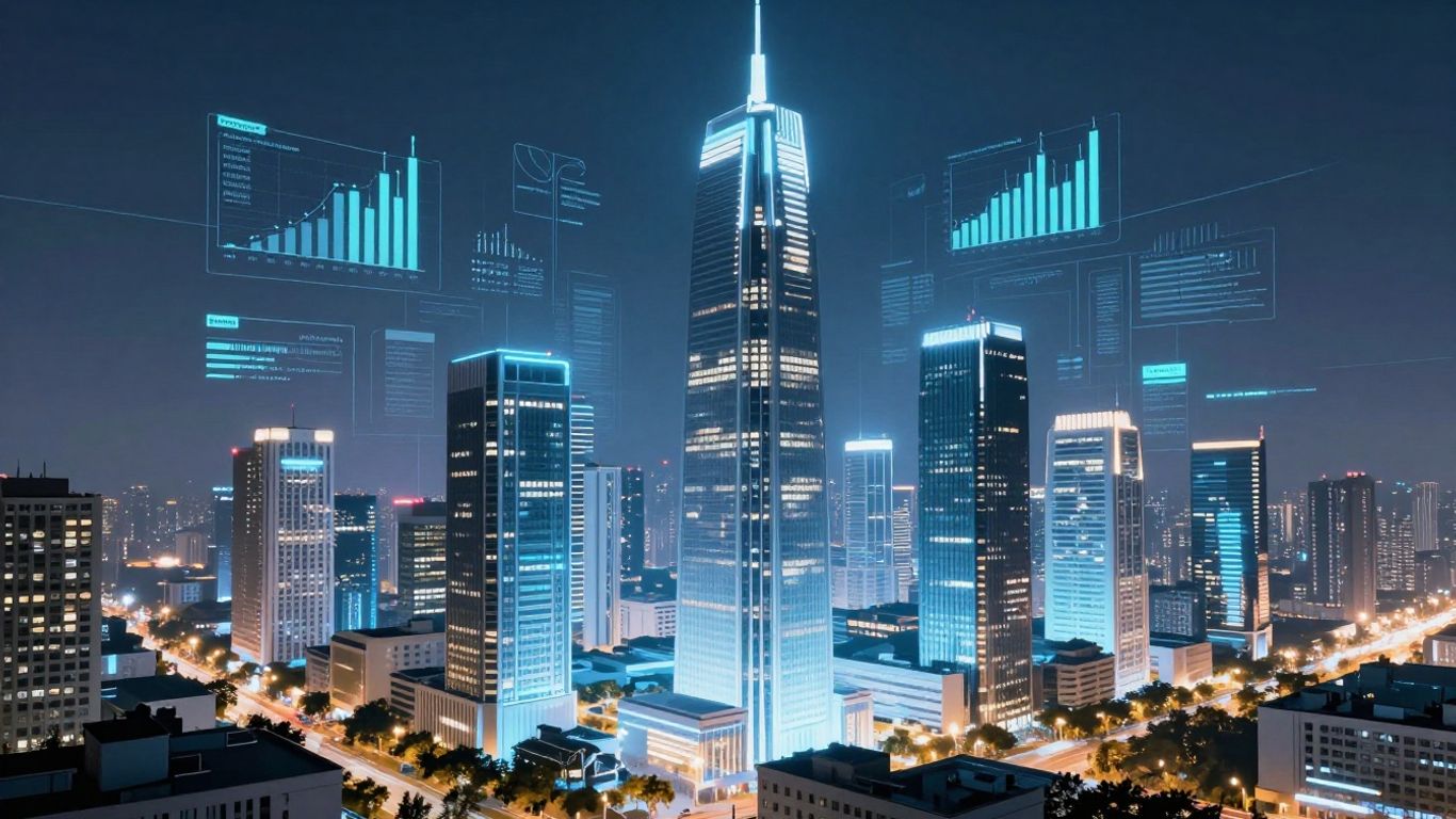 AI analyzing commercial real estate buildings