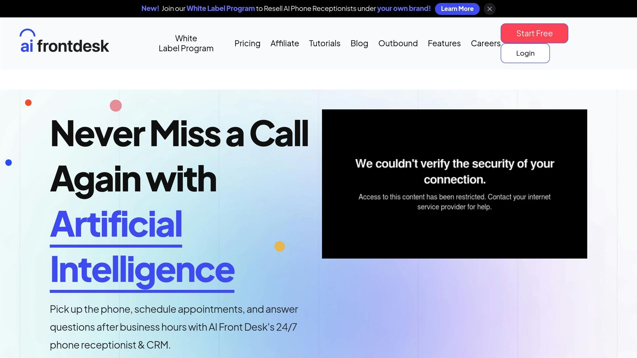 My AI Front Desk