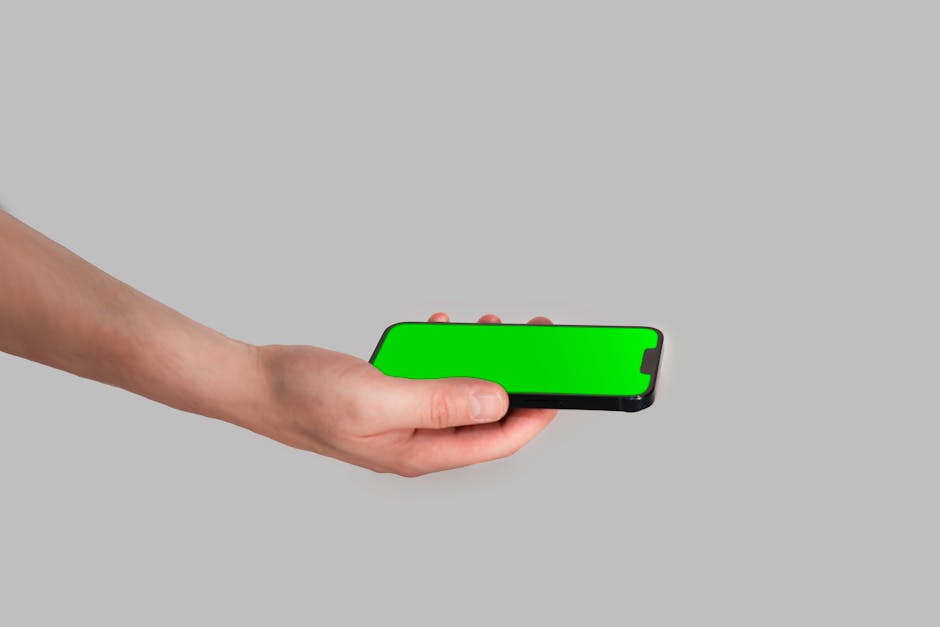 Illustration of a phone with a voicemail screen showing a friendly greeting