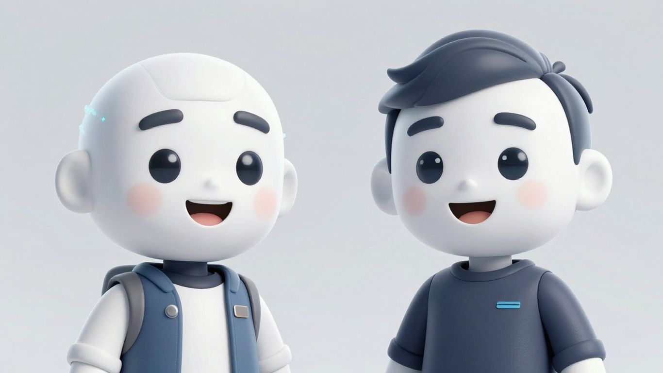 AI sales avatars Pete and Gabi smiling