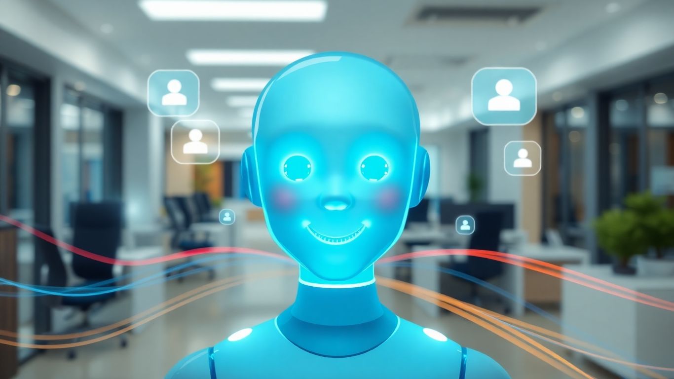 AI receptionist managing multiple calls