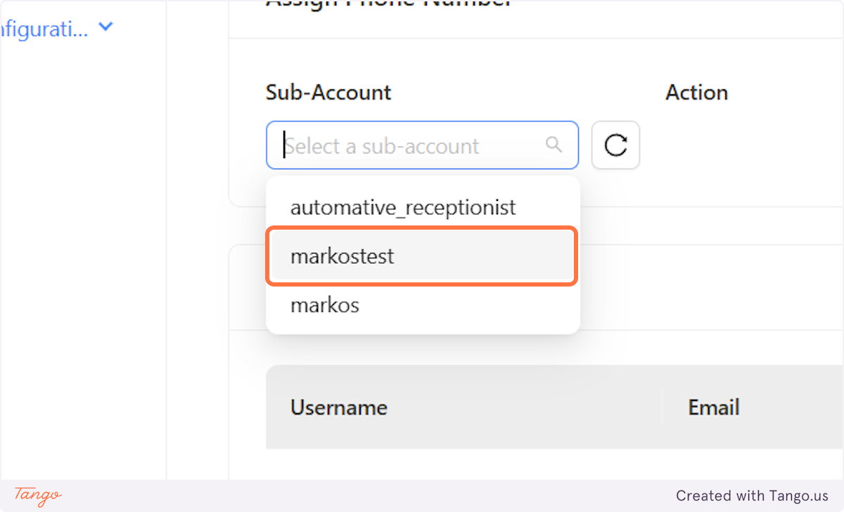 This is going to be the list of all your active accounts.