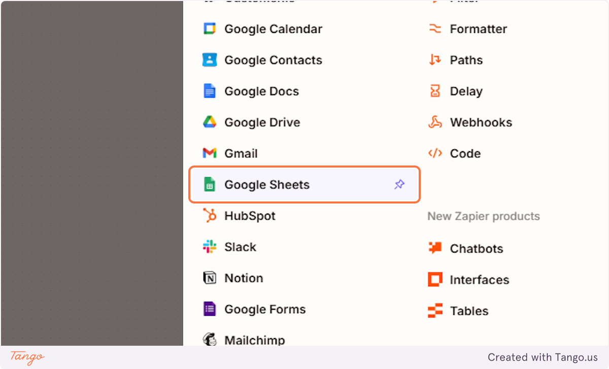 As an example, let's export this call's information into a Google Sheet.