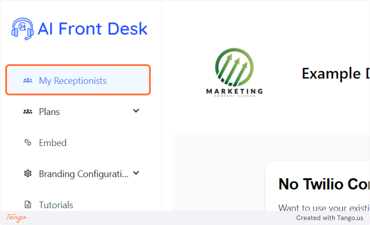 Navigate to your admin dashboard