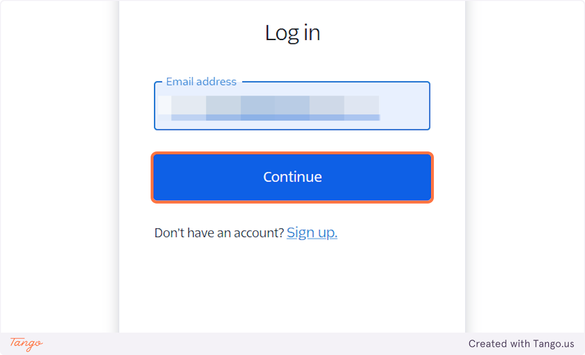 Click on Continue