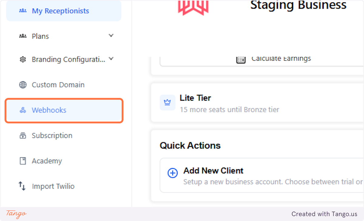 Now let's go back to your Admin dashboard and check all the information and triggers that you can now use.