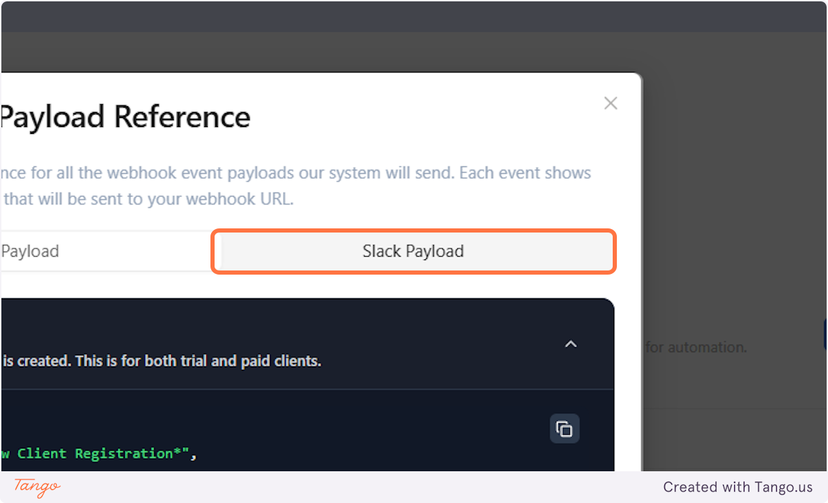 Let's look at all the information you can show in Slack.