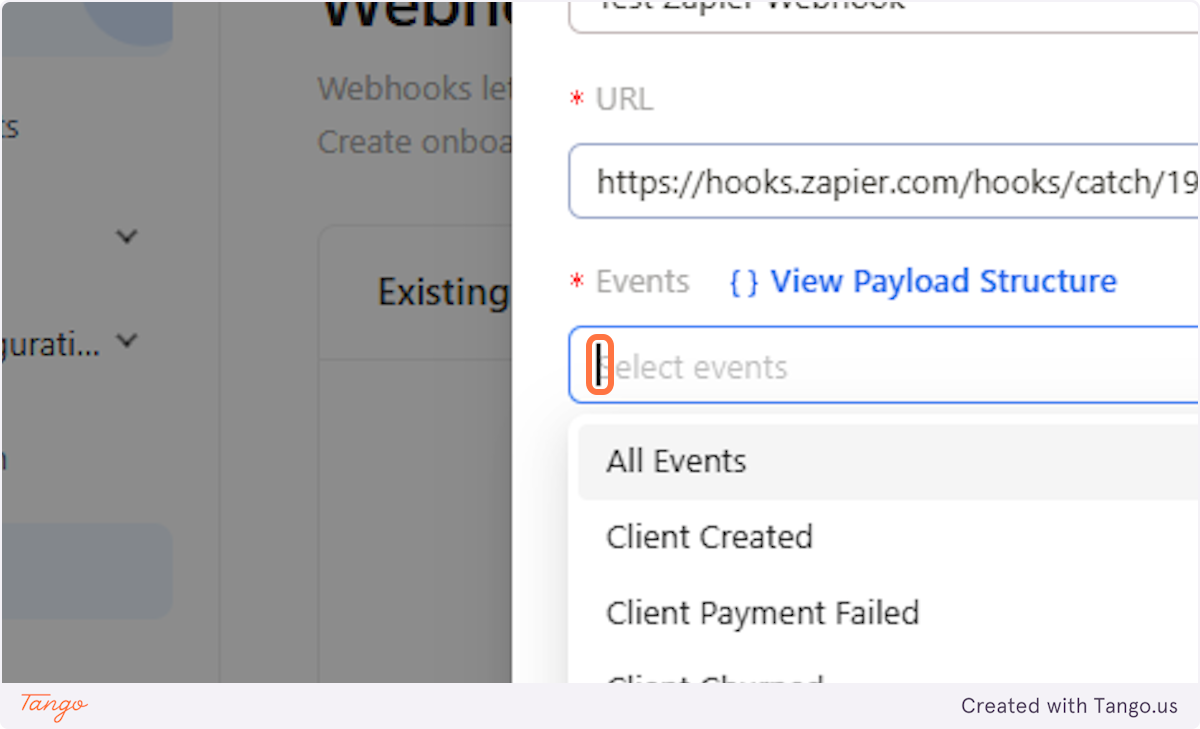 Now let's add all the events you want to track.