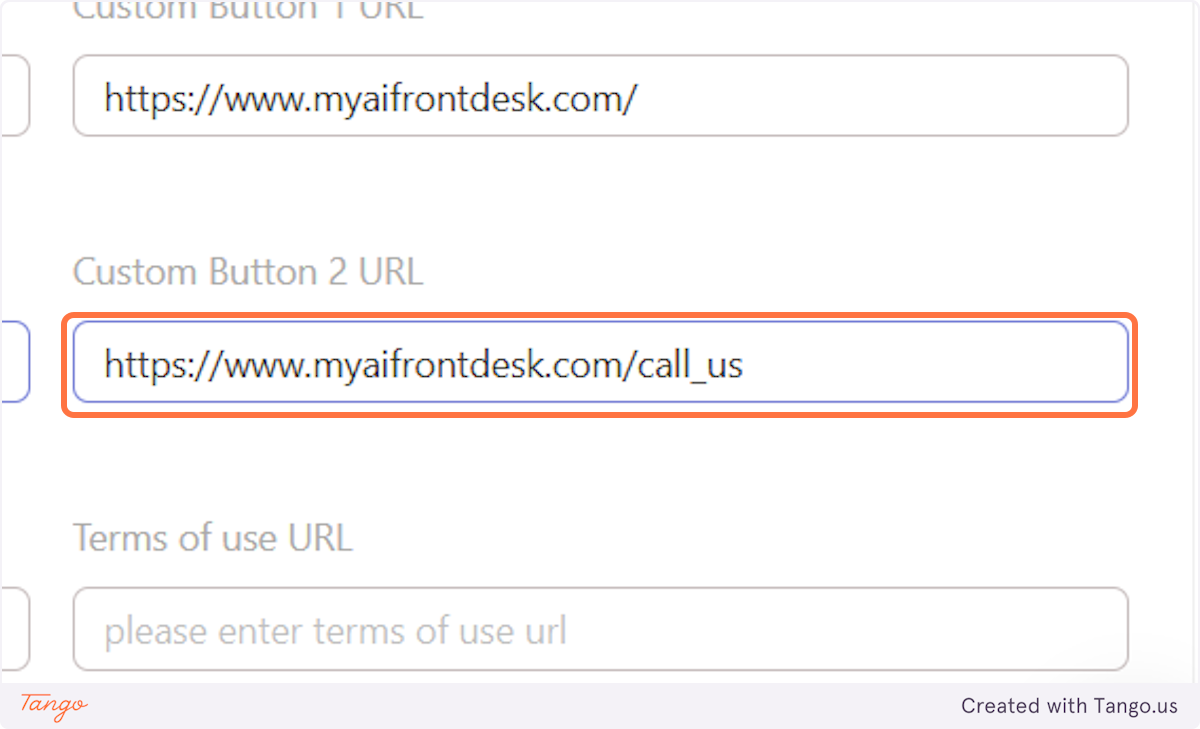These are the redirect URLs