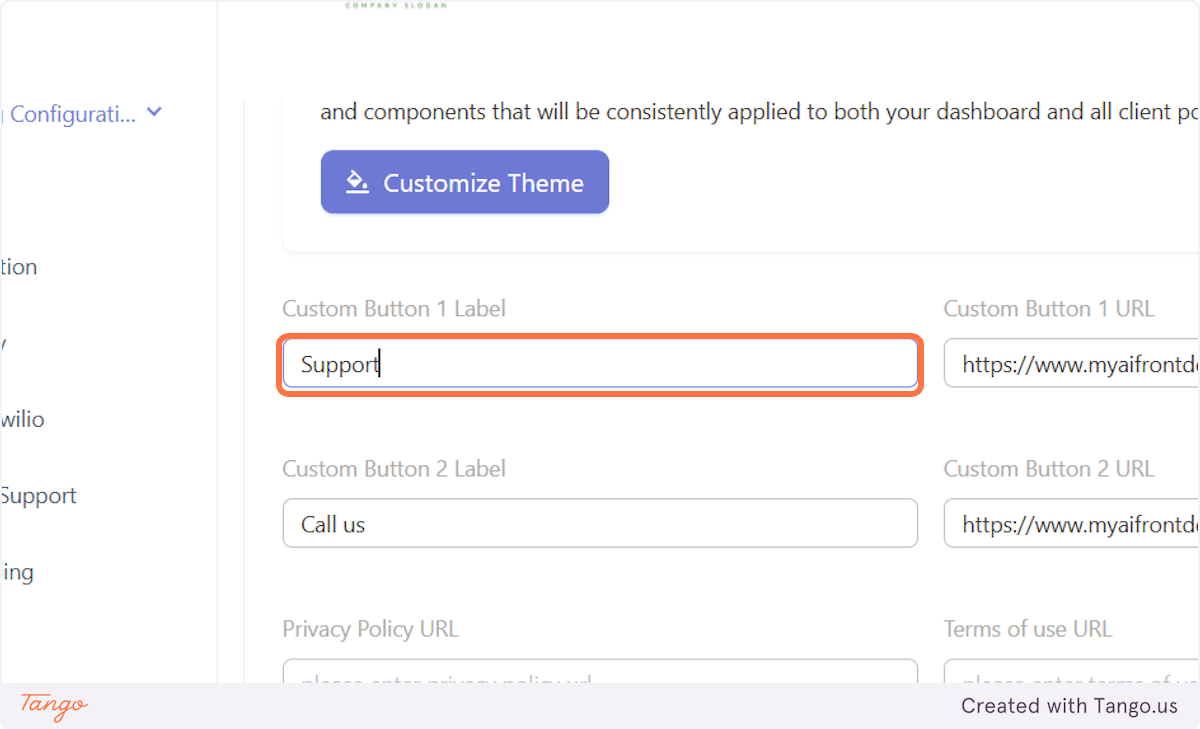 Now let's take a quick look into custom buttons