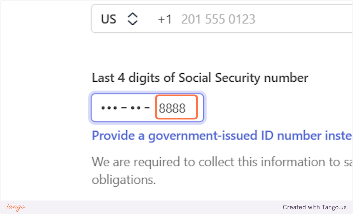 Provide the last 4 digits of your social security number.