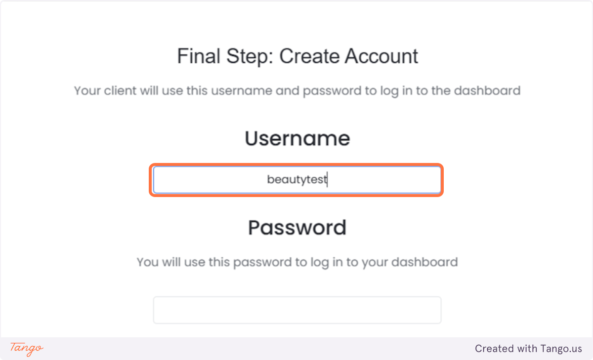 Choose their username.