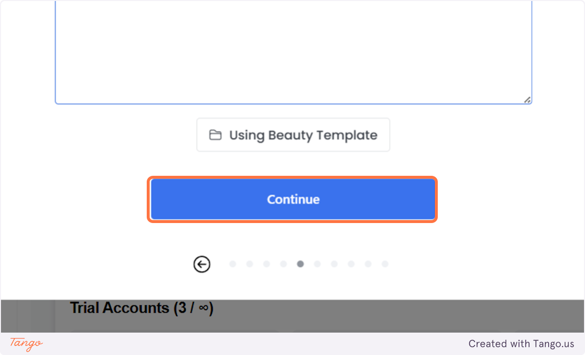 Click on Continue