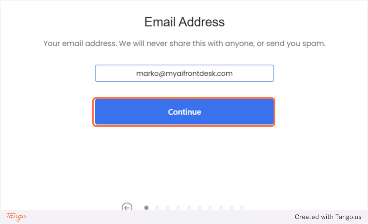 Click on Continue