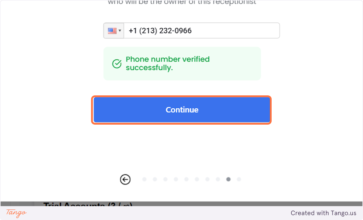 Click on Continue