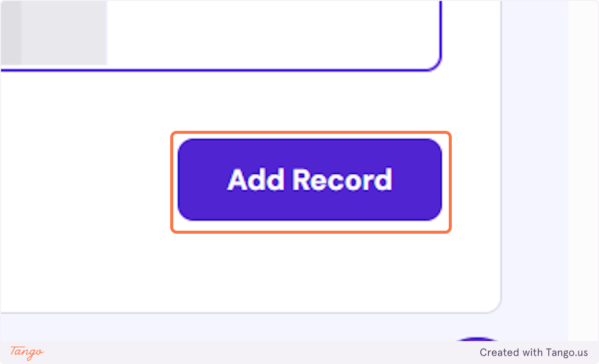 Click on Add Record
