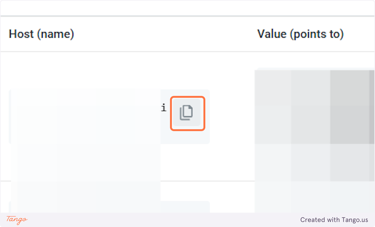 Let's copy the records one by one into DNS records.