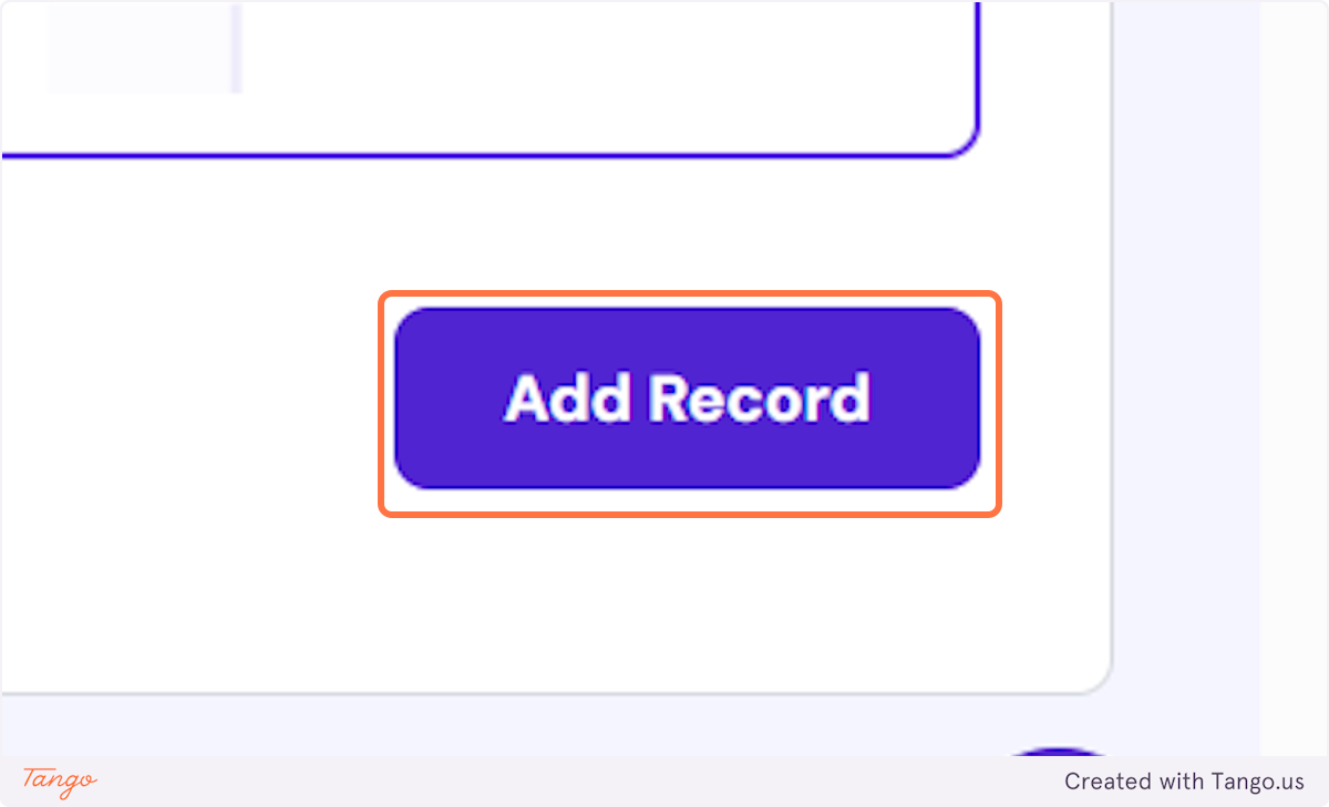 Click on Add Record