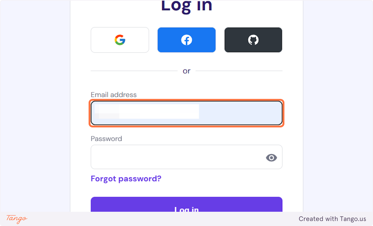 Let's first login.