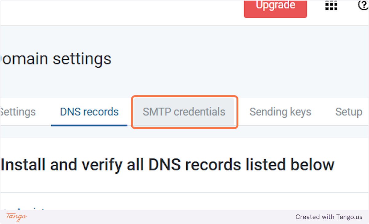 Now let's add an email address you want to send emails from. 