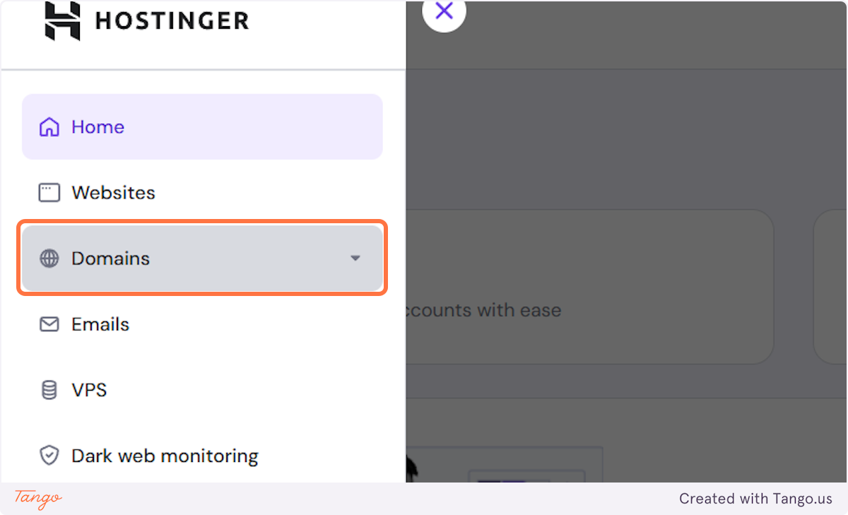 If you already have your domain added, let's just locate it.