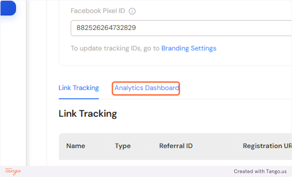 Let's go to the Analytics Dashboard and check out more information that we provide.