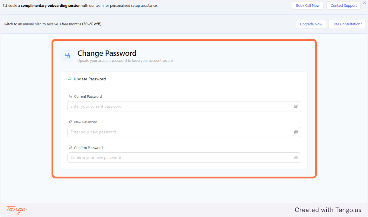 Change Password