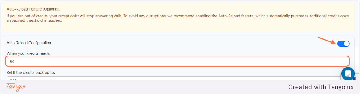 Auto-reload Feature