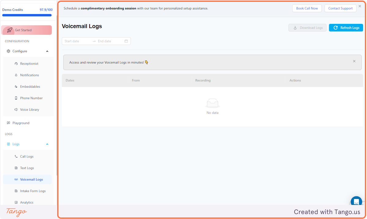 Voicemail Logs