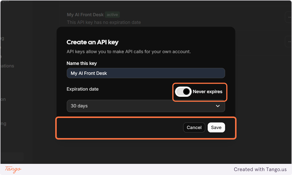 Edit the API
