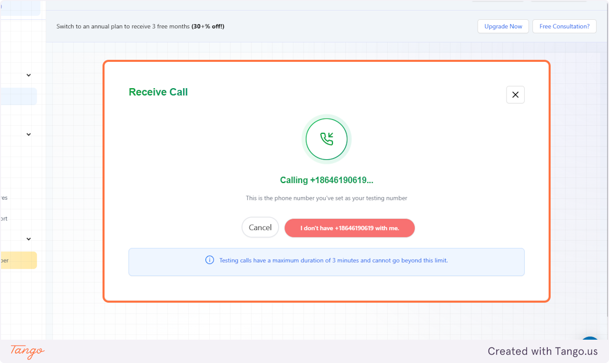 Receive Call