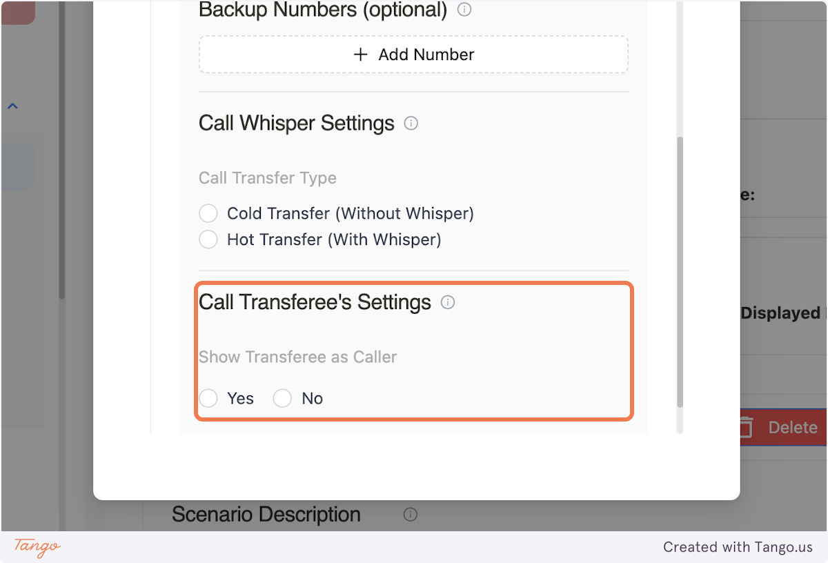 Call Transferee