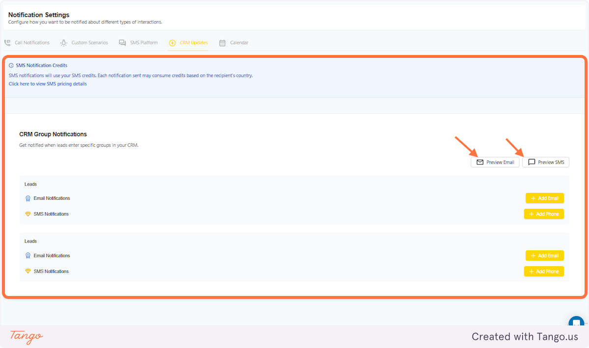 CRM Updates
