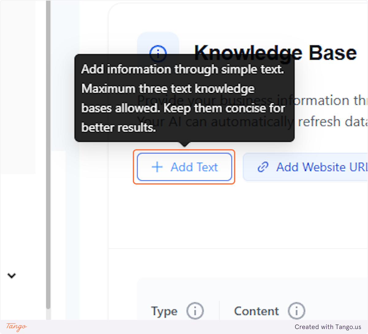 Click on Add Text
